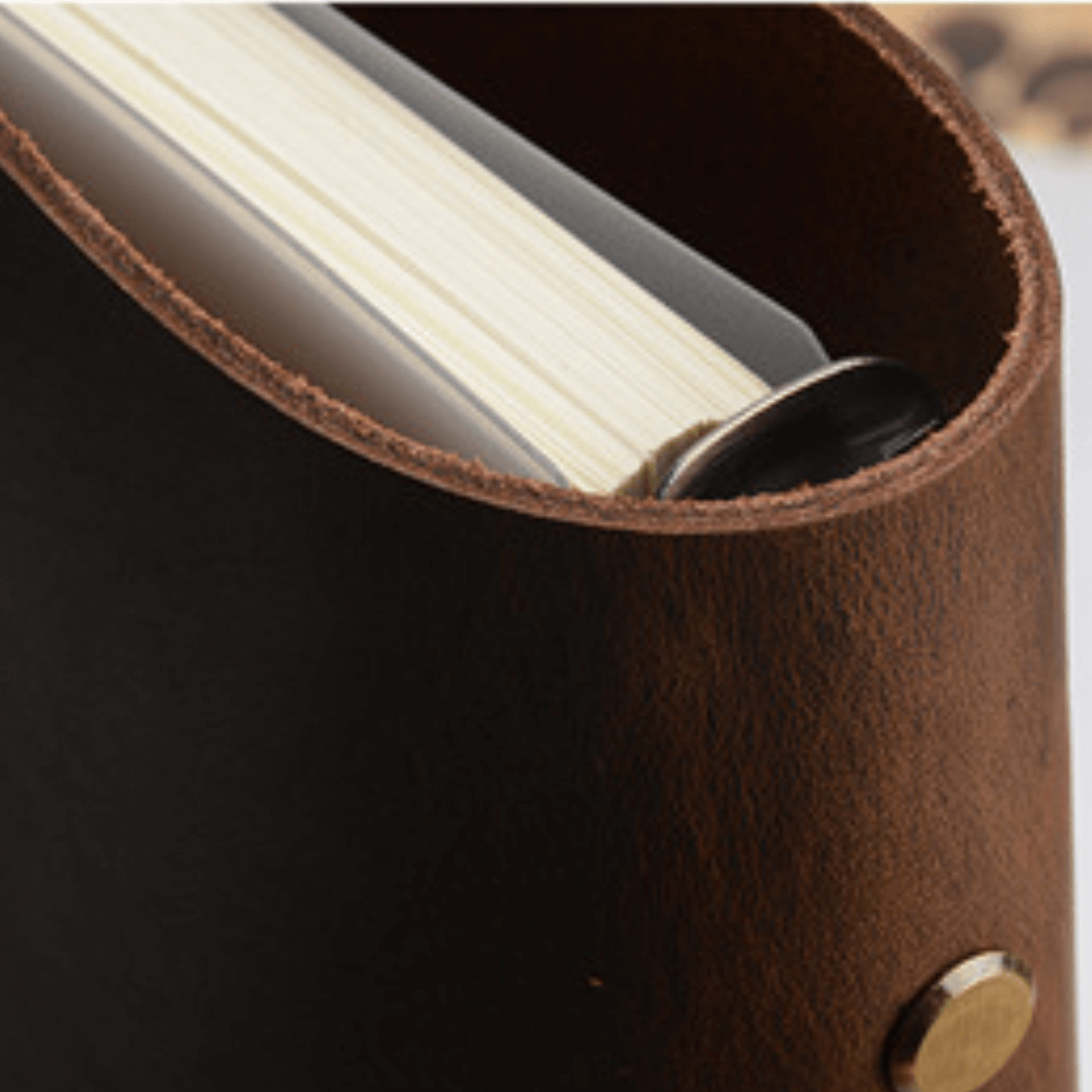 A5 Handmade Leather Bound Journal Diary 100 loose leaf pages - BBG (BrandsByG) Australia