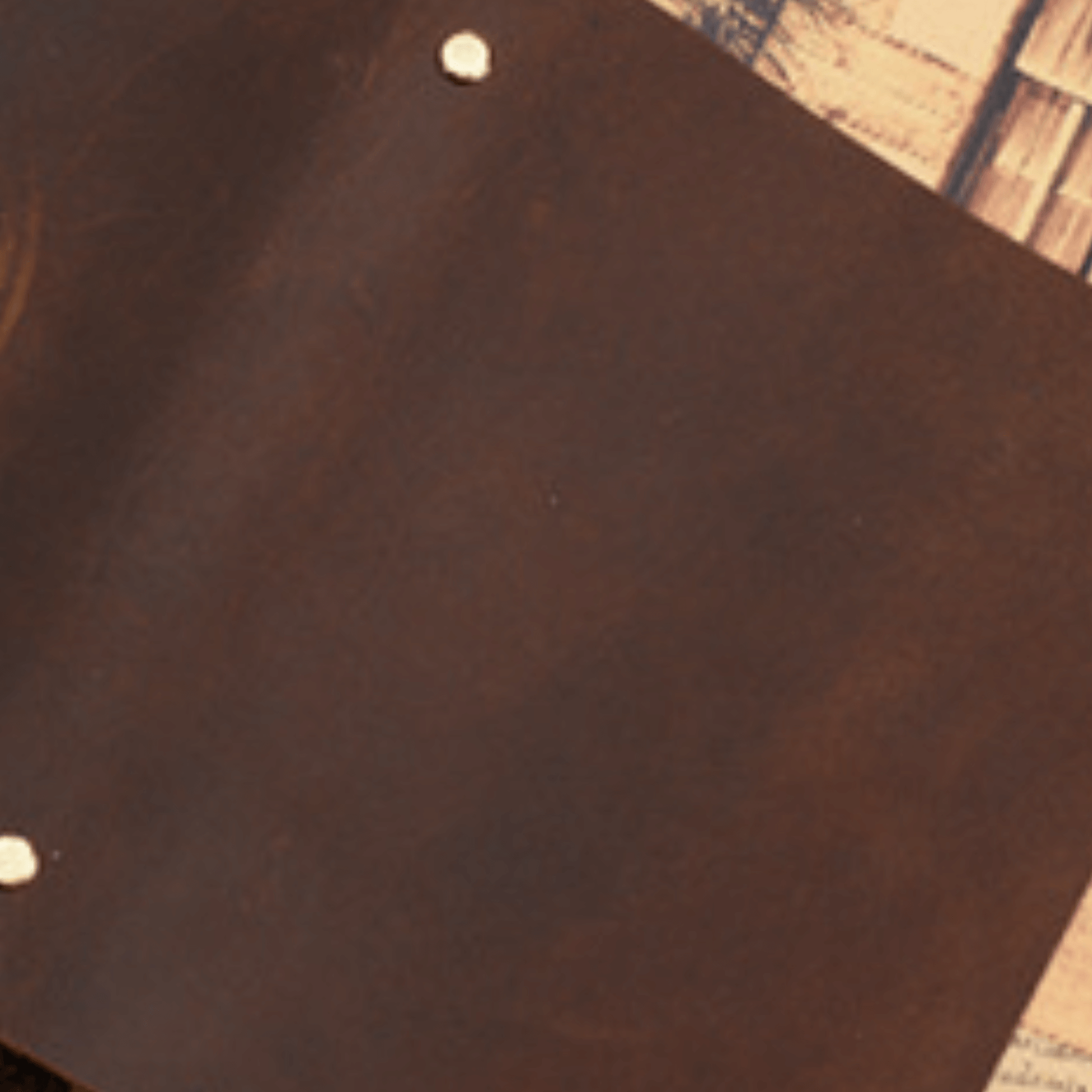 A5 Handmade Leather Bound Journal Diary 100 loose leaf pages - BBG (BrandsByG) Australia