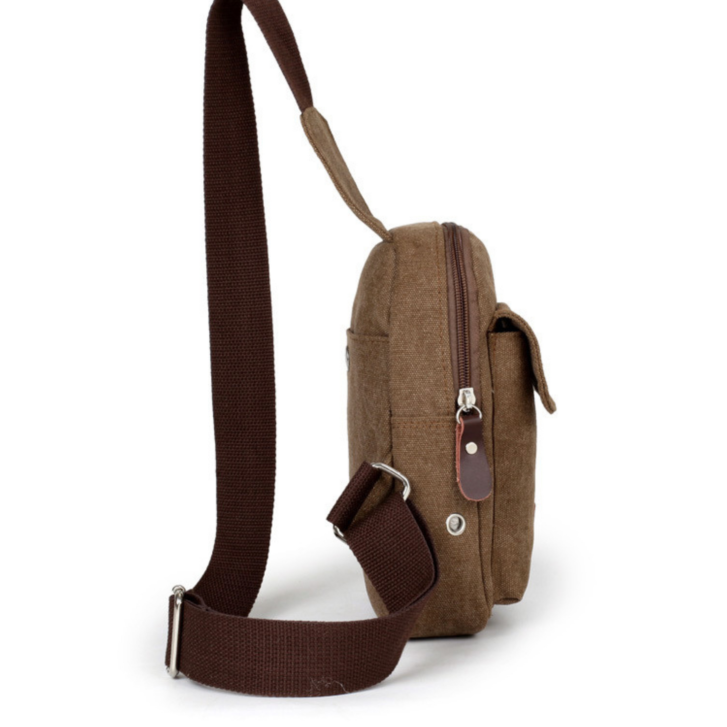 Canvas Messenger Travel Sling Chest Bag for Men or Women