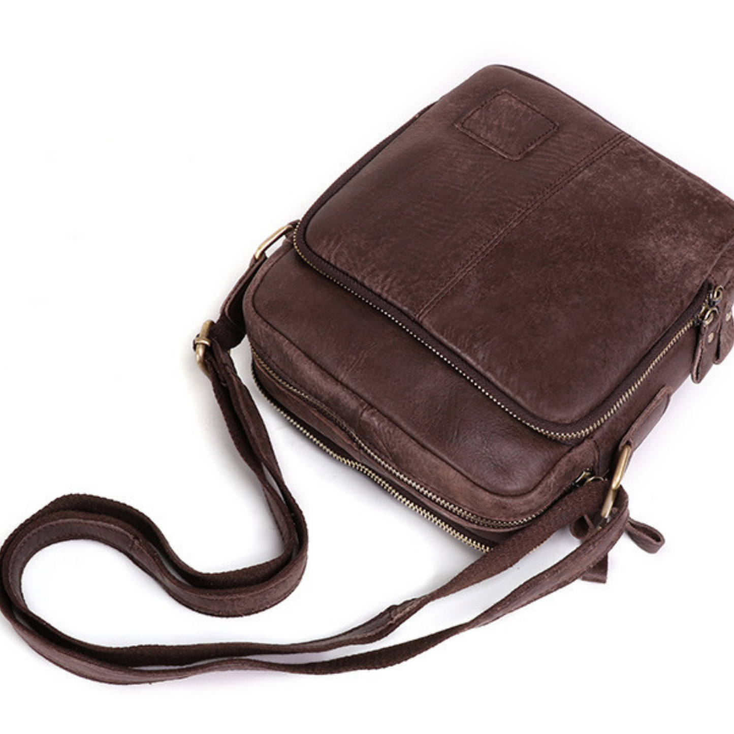 Mens Womens Leather Messenger Bag Travel Satchel Crossbody Bags - BBG (BrandsByG) Australia