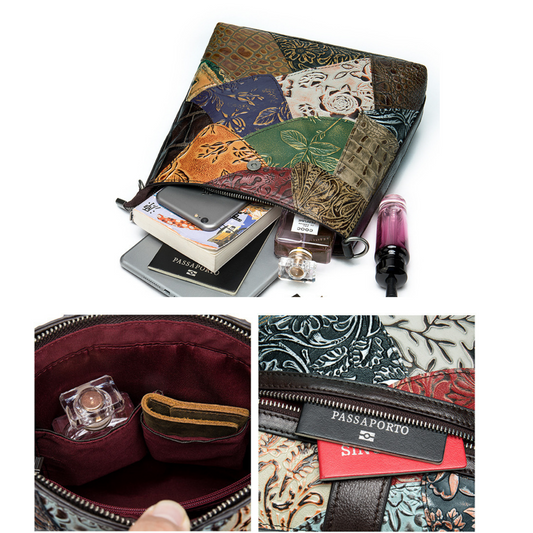 Multi Colour Genuine Italian Leather Designer Shoulder Bags Handbag Satchel Bag - BBG (BrandsByG) Australia