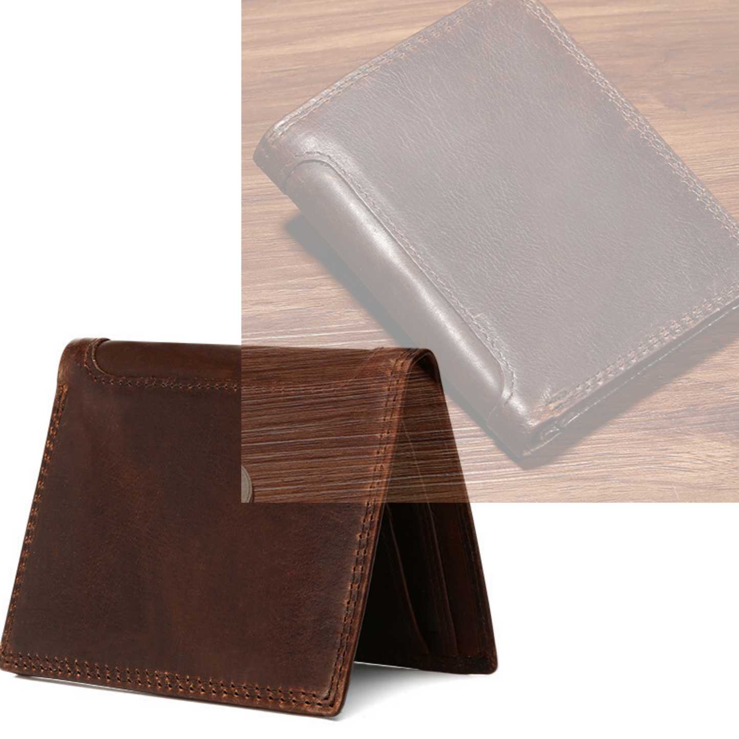 New Leather Credit Card Holder Men's Money Cash Wallet - BBG (BrandsByG) Australia