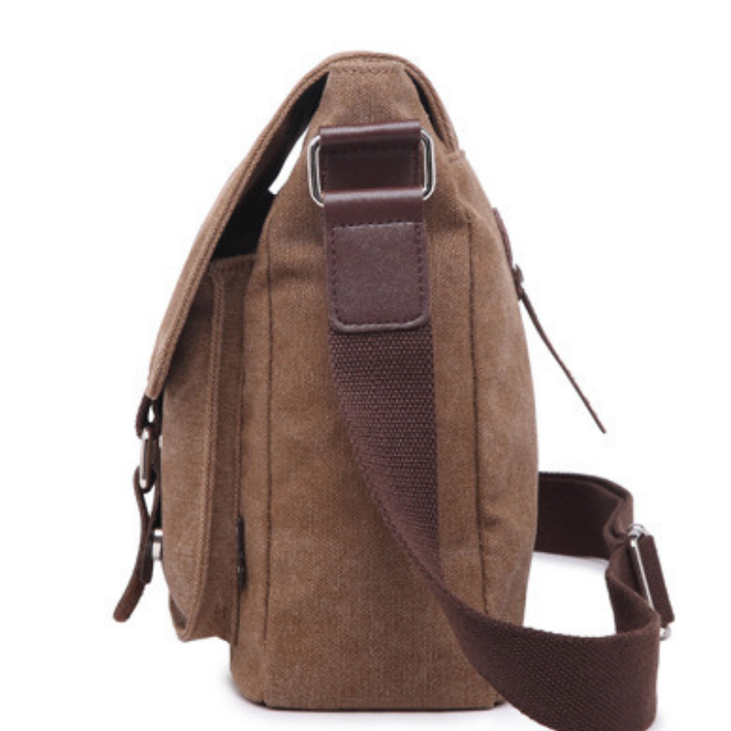 Mens Womens Black Crossbody Messenger Tote Bag Travel Shoulder Satchel Bags - BBG (BrandsByG) Australia