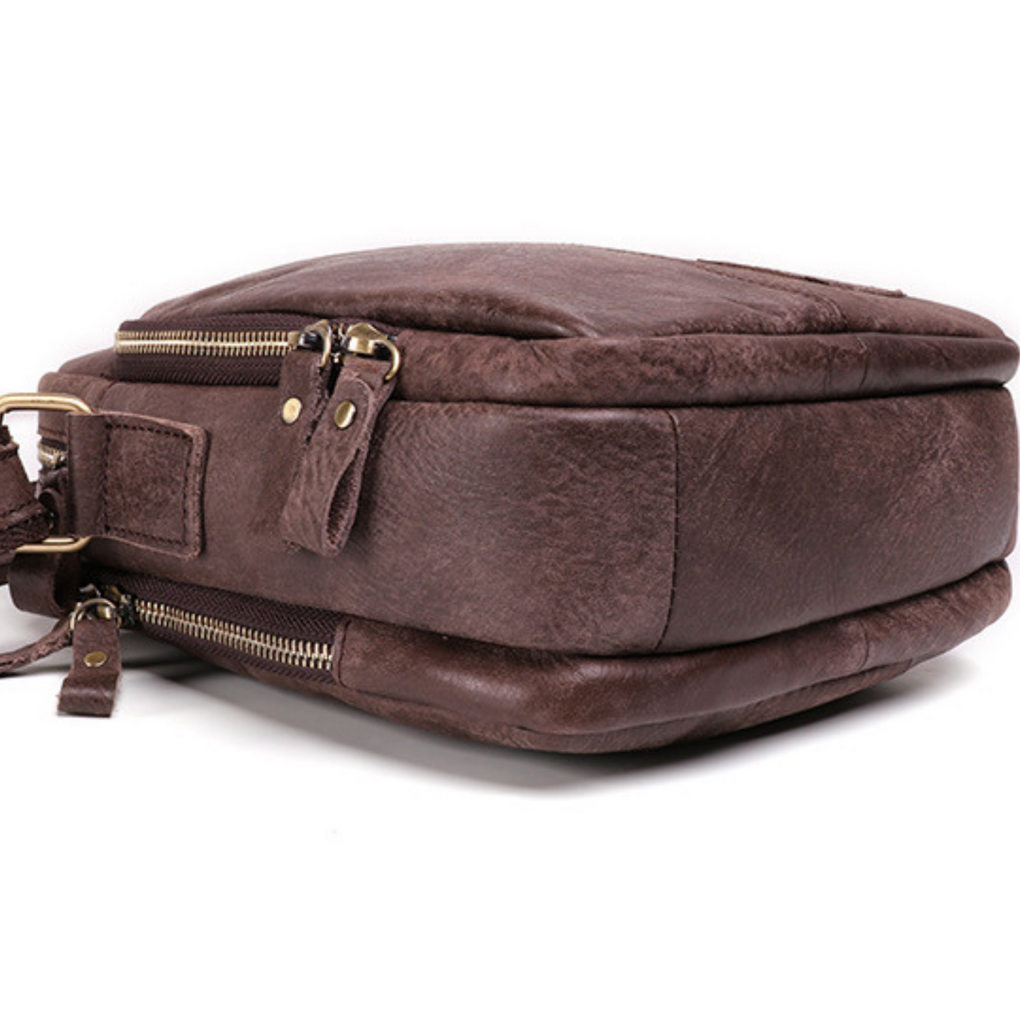 Mens Womens Leather Messenger Bag Travel Satchel Crossbody Bags