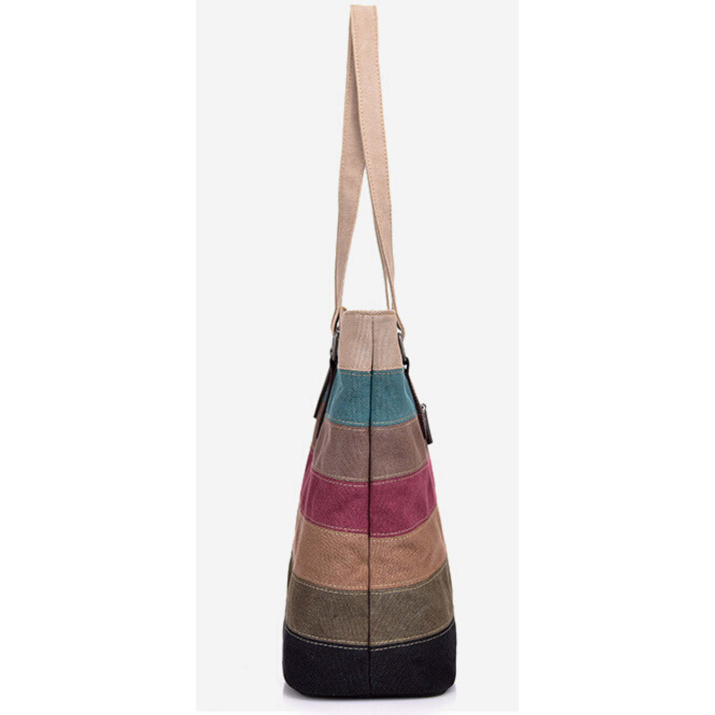 New Large Multi Colour Oxford Cotton Carry Shoulder Messenger Satchel Tote Bag - BBG (BrandsByG) Australia