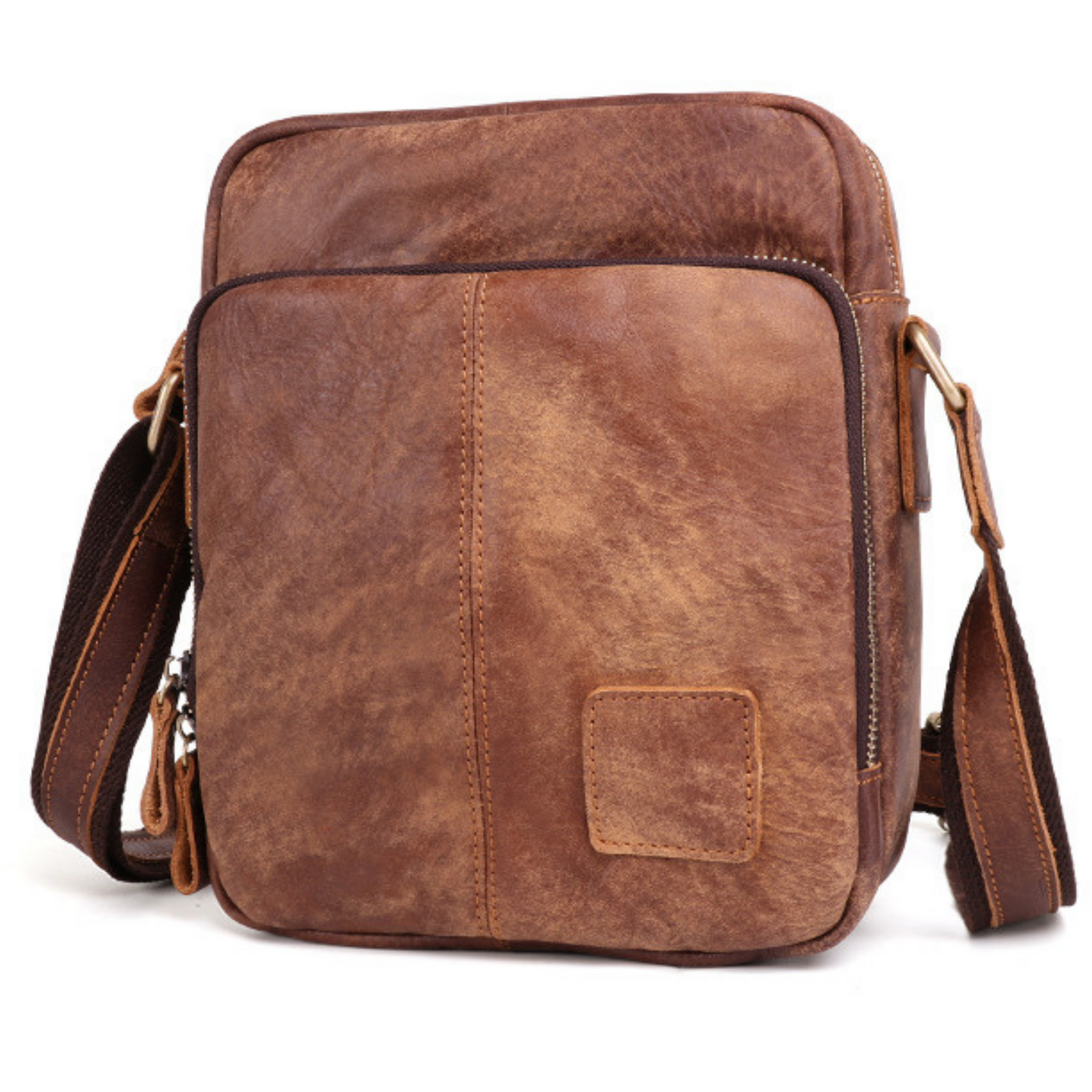 Mens Womens Leather Messenger Bag Travel Satchel Crossbody Bags - BBG (BrandsByG) Australia