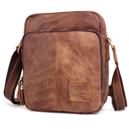 Mens Womens Leather Messenger Bag Travel Satchel Crossbody Bags - BBG (BrandsByG) Australia