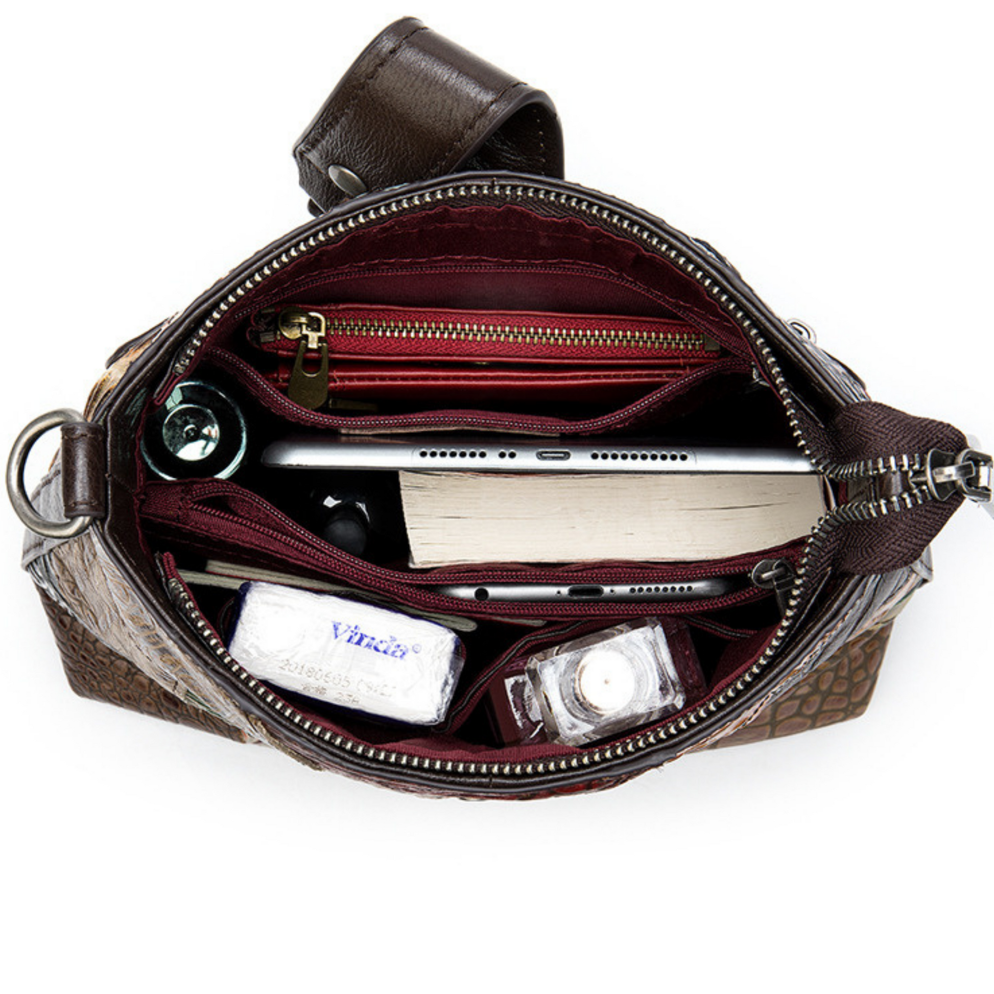 Multi Colour Genuine Italian Leather Designer Shoulder Bags Handbag Satchel Bag - BBG (BrandsByG) Australia