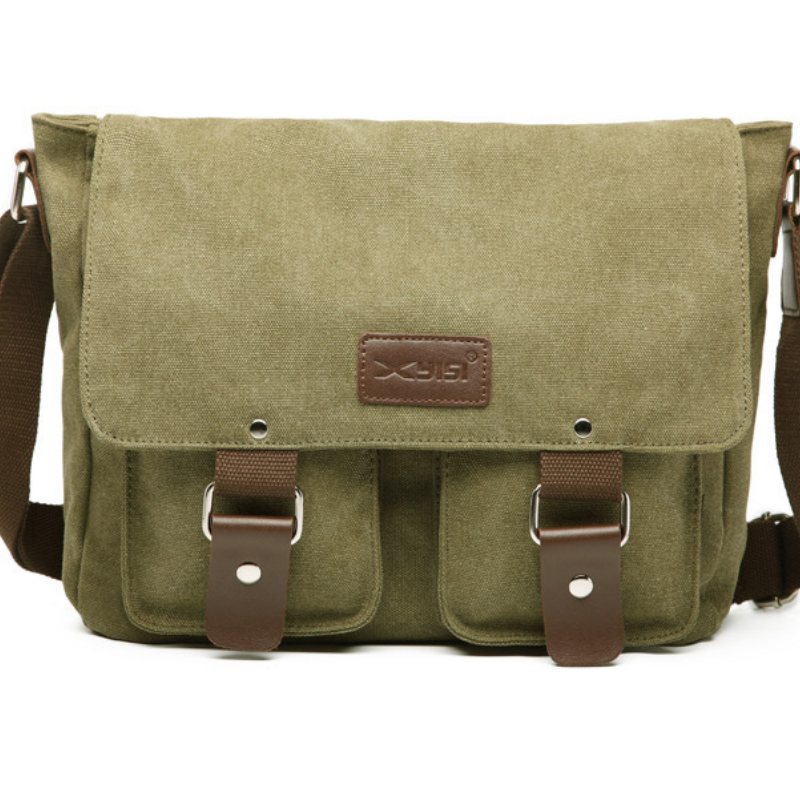 Mens Womens Black Crossbody Messenger Tote Bag Travel Shoulder Satchel Bags - BBG (BrandsByG) Australia