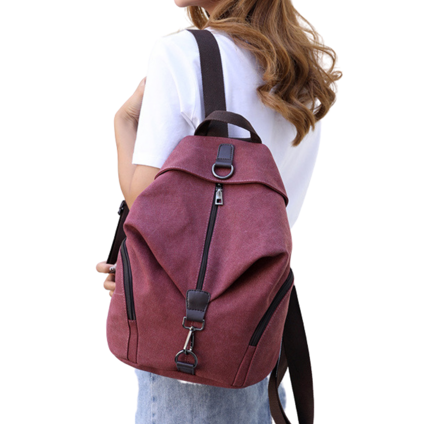 Men's Women's Canvas Carry Bag Sports Bags Backpack