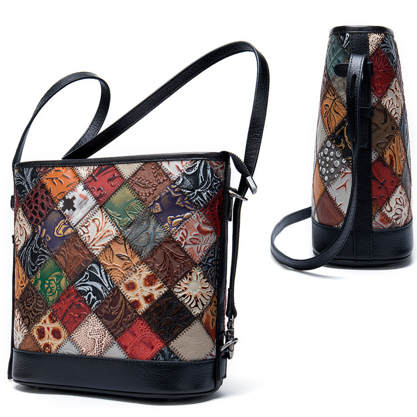 Women's Designer Genuine Leather Cross Body Handbag Travel Work Casual Tote Satchel Bag - BBG (BrandsByG) Australia