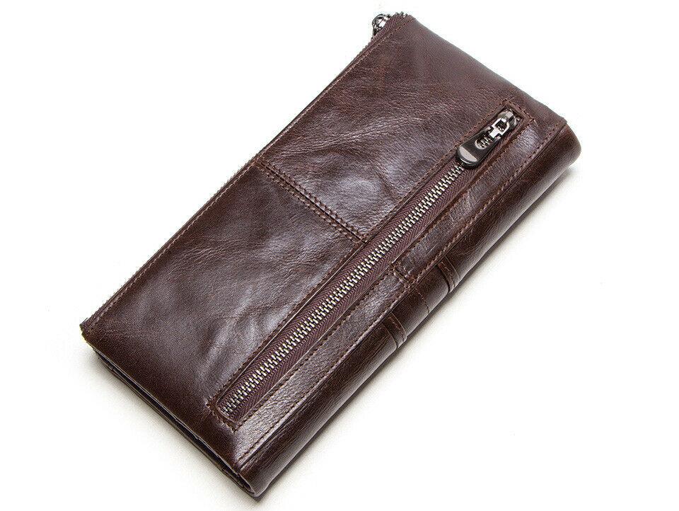 Genuine Leather Ladies Wallet Clutch Purse Coin Bag Card ID Phone Holder - BBG (BrandsByG) Australia