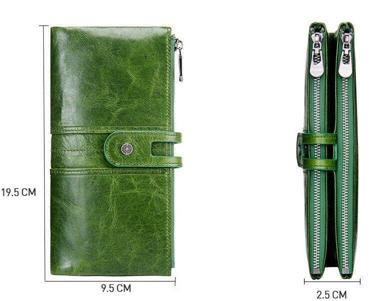 Genuine Leather Ladies Wallet Clutch Purse Coin Bag Card ID Phone Holder - BBG (BrandsByG) Australia