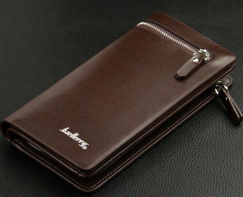 Men Women Leather Phone Wallet Clutch Purse Card Coin Holder - BBG (BrandsByG) Australia