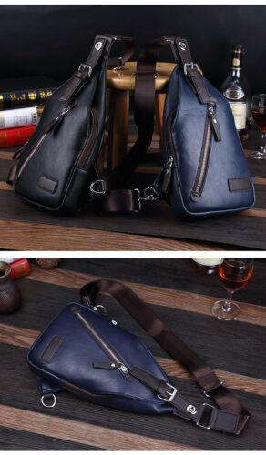 Mens Leather Messenger Shoulder School Bags Vintage Travel Satchel Bag - BBG (BrandsByG) Australia