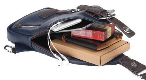 Mens Leather Messenger Shoulder School Bags Vintage Travel Satchel Bag - BBG (BrandsByG) Australia