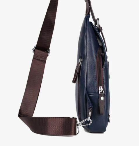 Mens Leather Messenger Shoulder School Bags Vintage Travel Satchel Bag - BBG (BrandsByG) Australia