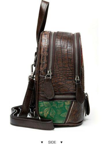Multi Colour Genuine Italian Leather Shoulder Backpack Handbag Satchel Bag - BBG (BrandsByG) Australia
