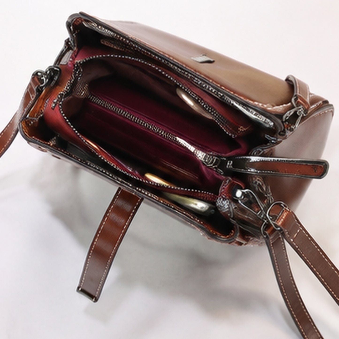 Full Grain Oil-Waxed Leather Handbag and Crossbody Bag