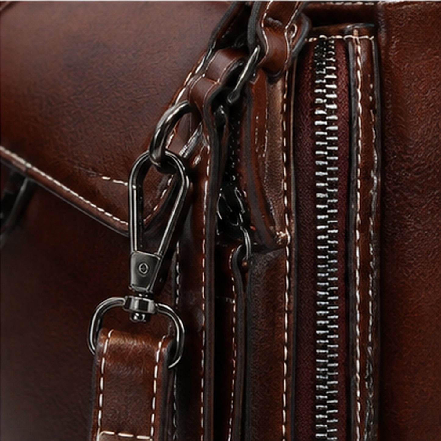 Full Grain Oil-Waxed Leather Handbag and Crossbody Bag