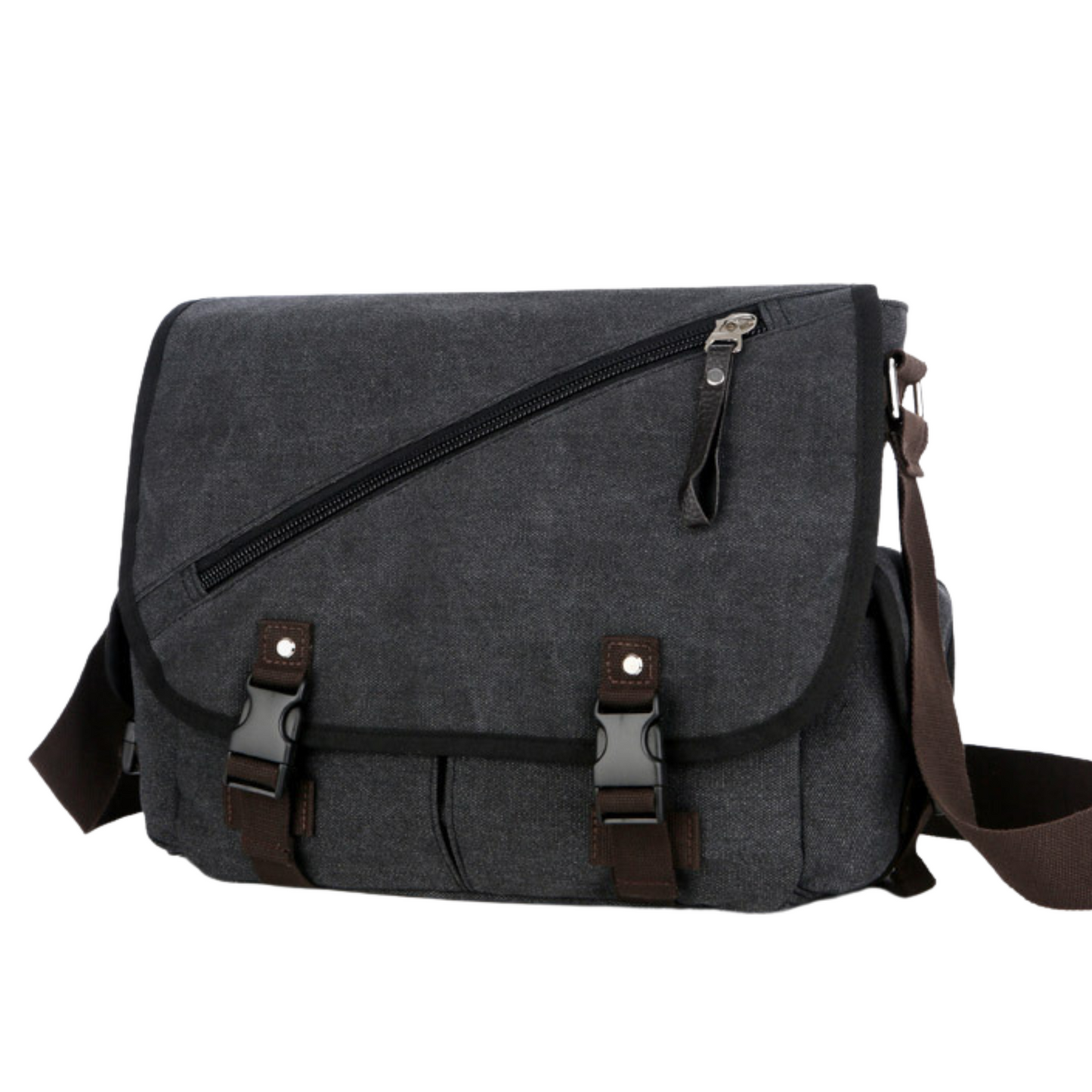 Black canvas 2024 satchel bag