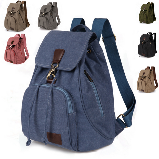 School Work Gym Canvas Backpack Bag