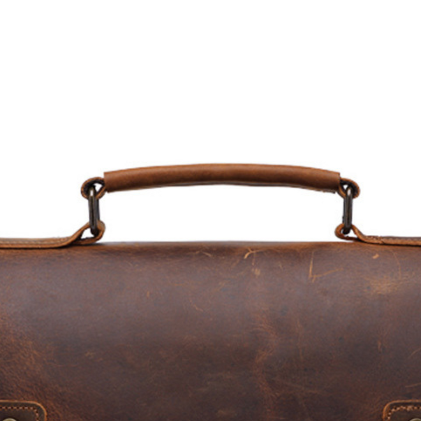 Waxed Canvas & Crazy Horse Leather Satchel Bag – Built for Utility