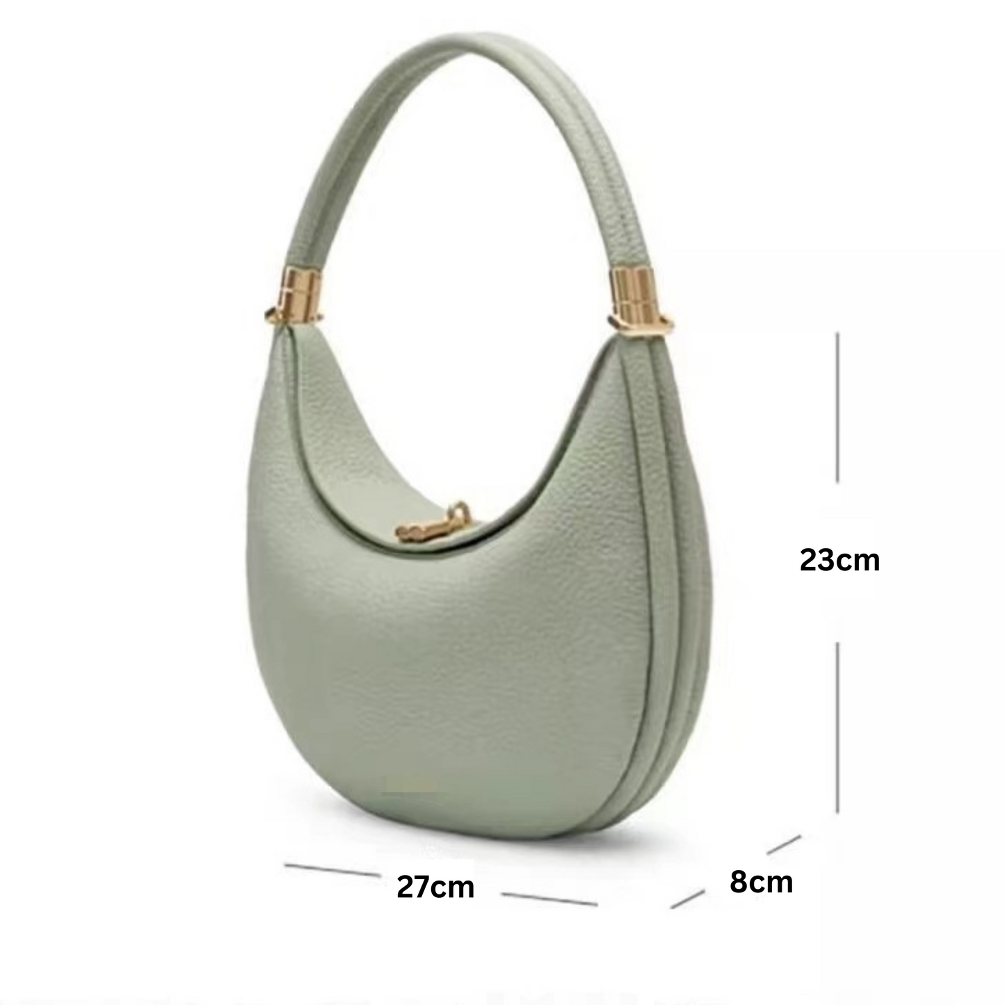 Genuine Leather Half Moon Bag – A Minimalist Masterpiece