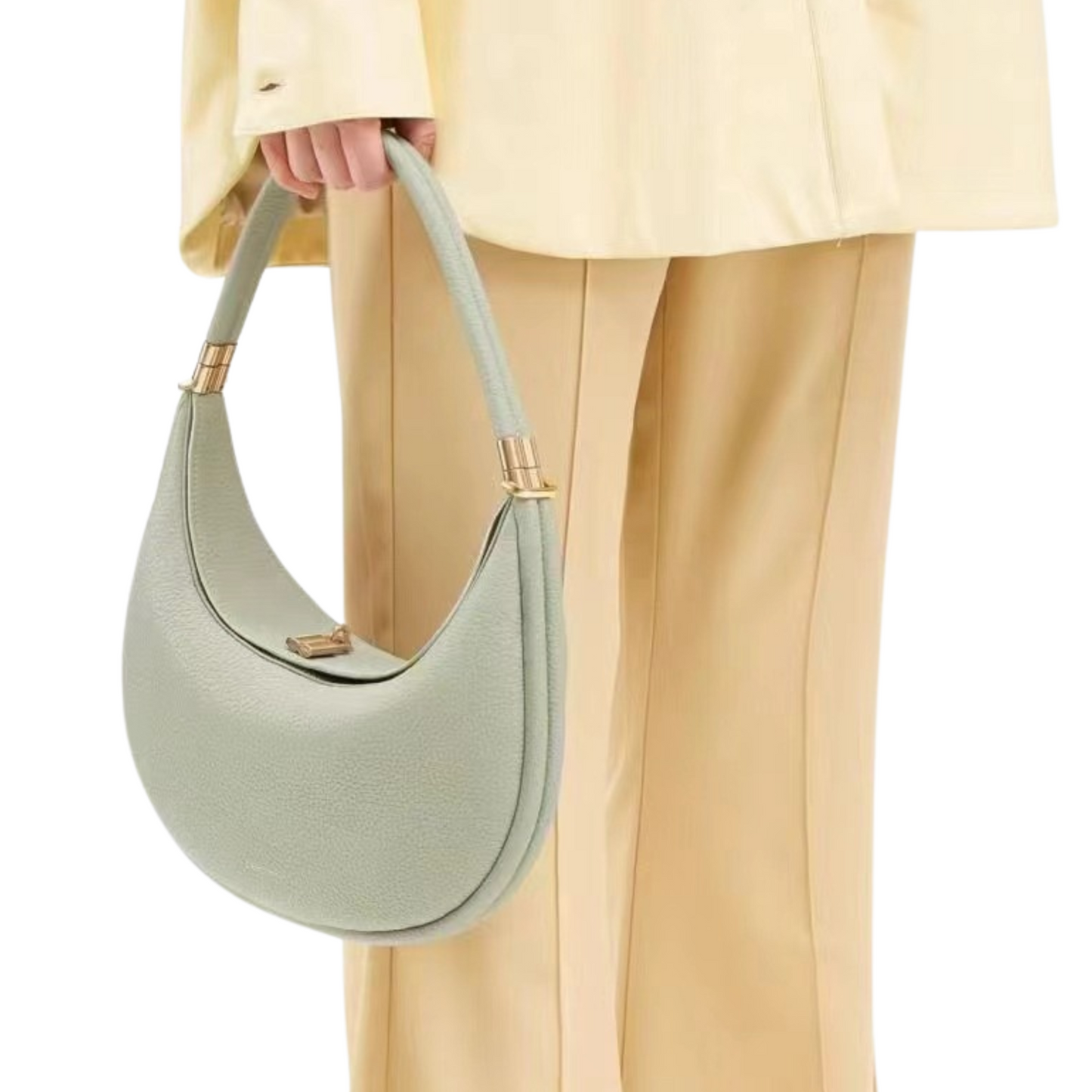 Genuine Leather Half Moon Bag – A Minimalist Masterpiece