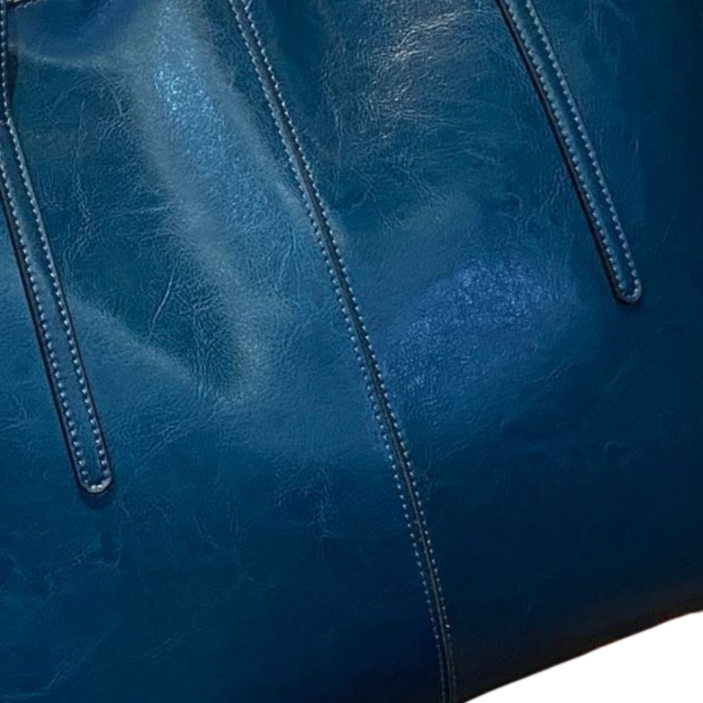 Genuine Oil-Wax Leather Large Capacity Tote & Shoulder Bag