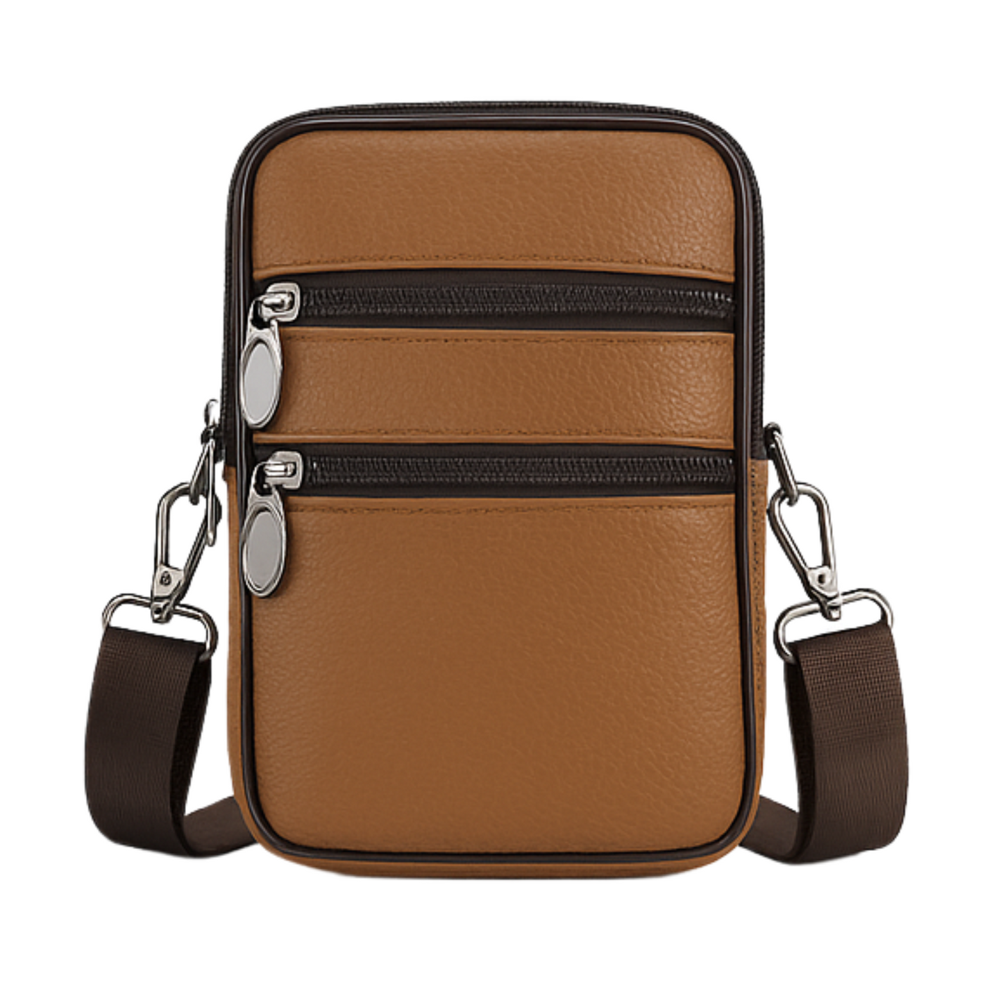 Small Leather Shoulder Cross Body Pouch – Phone, Wallet, Keys, Cash & Coins