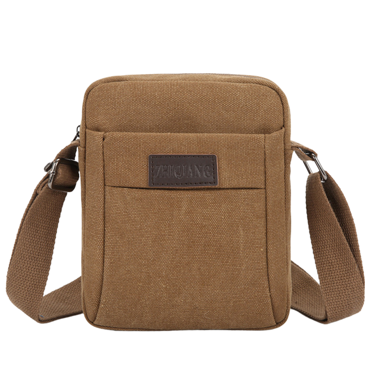 Small Compact Mens Womens Canvas Messenger Bag