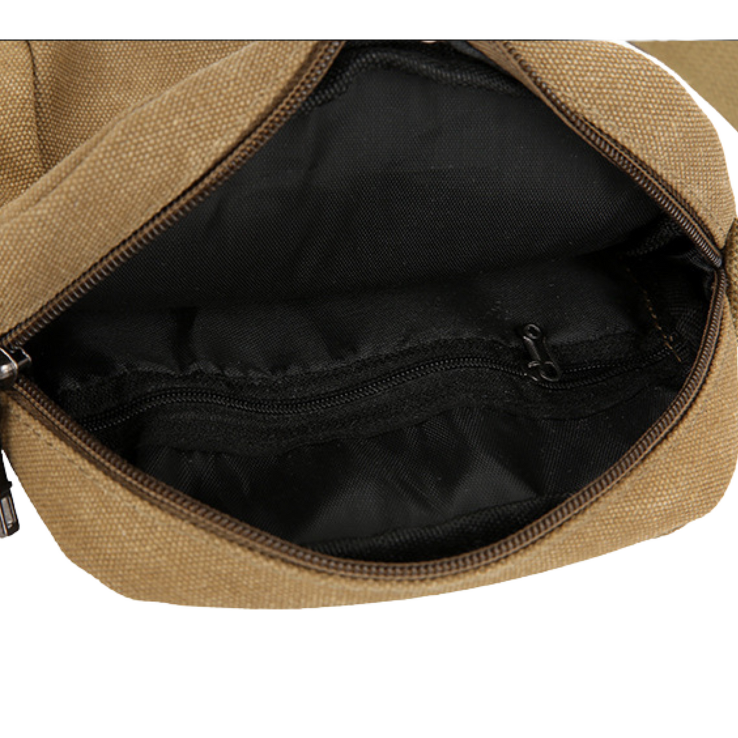 Small Compact Mens Womens Canvas Messenger Bag