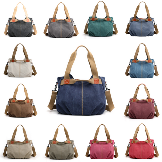 Women's Cross Body Canvas Bags Large Canvas Bag for Women
