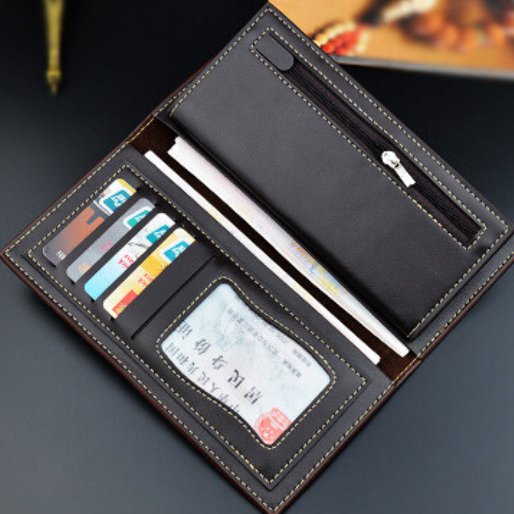 Mens Womens Leather Wallets Phone Cards Coin Photo ID Purse - BBG (BrandsByG) Australia