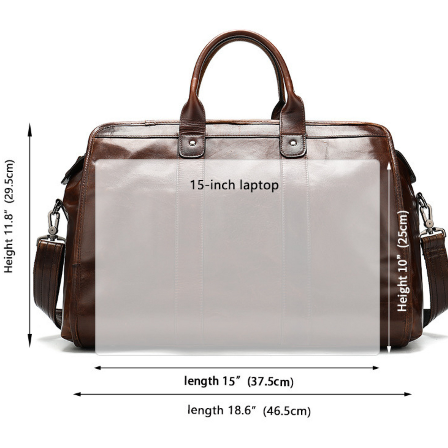 Ultimate Top Grain Genuine Leather Duffle Bags Travel Work Designer Cross Body Bag