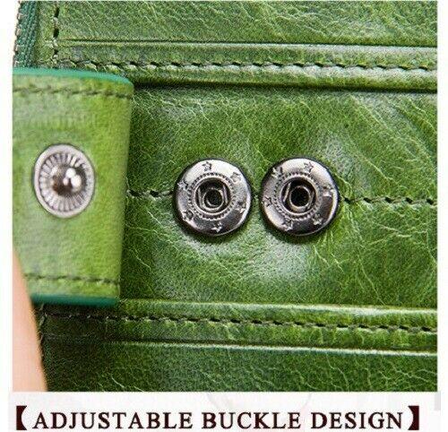 Genuine Leather Ladies Wallet Clutch Purse Coin Bag Card ID Phone Holder - BrandsByG